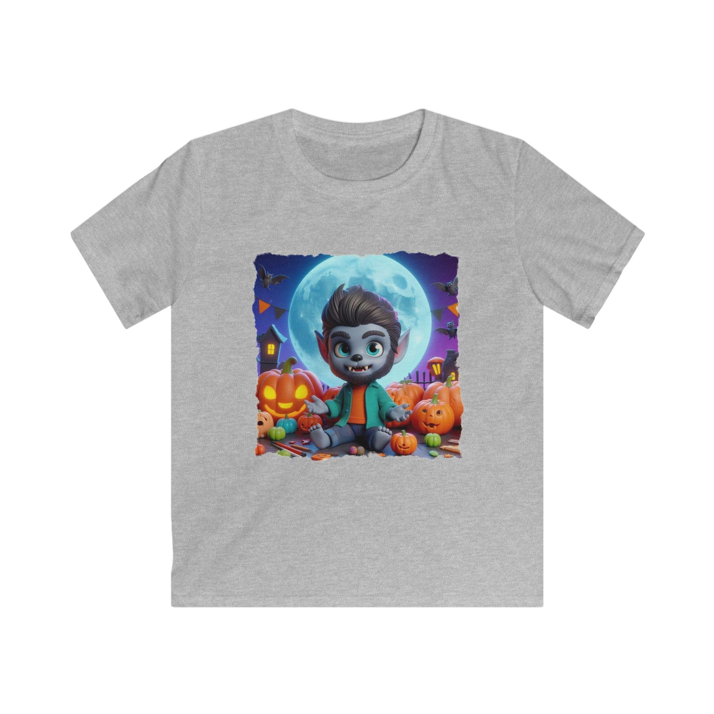 Fun Werewolf Halloween Kid’s Graphic Tee