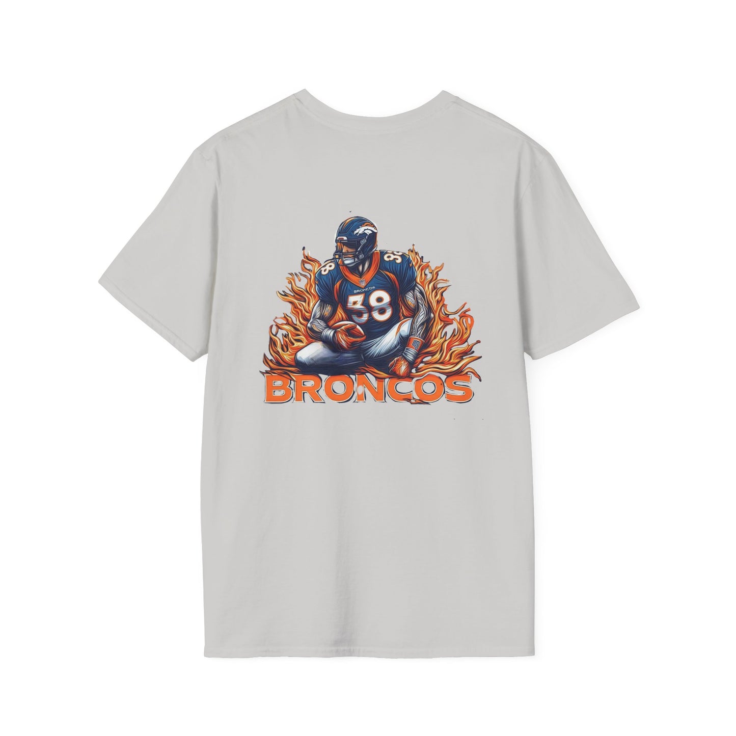 Denver Broncos Mens American Football Graphic Tee
