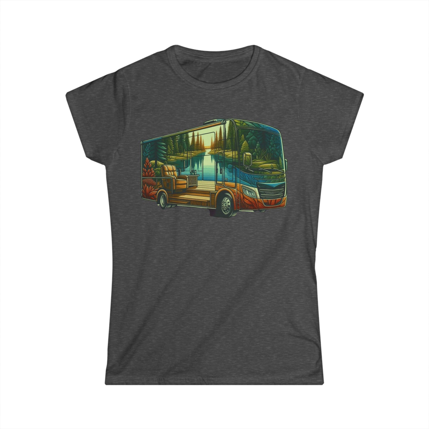 Womens RV Road Trip Adventure Graphic Tee