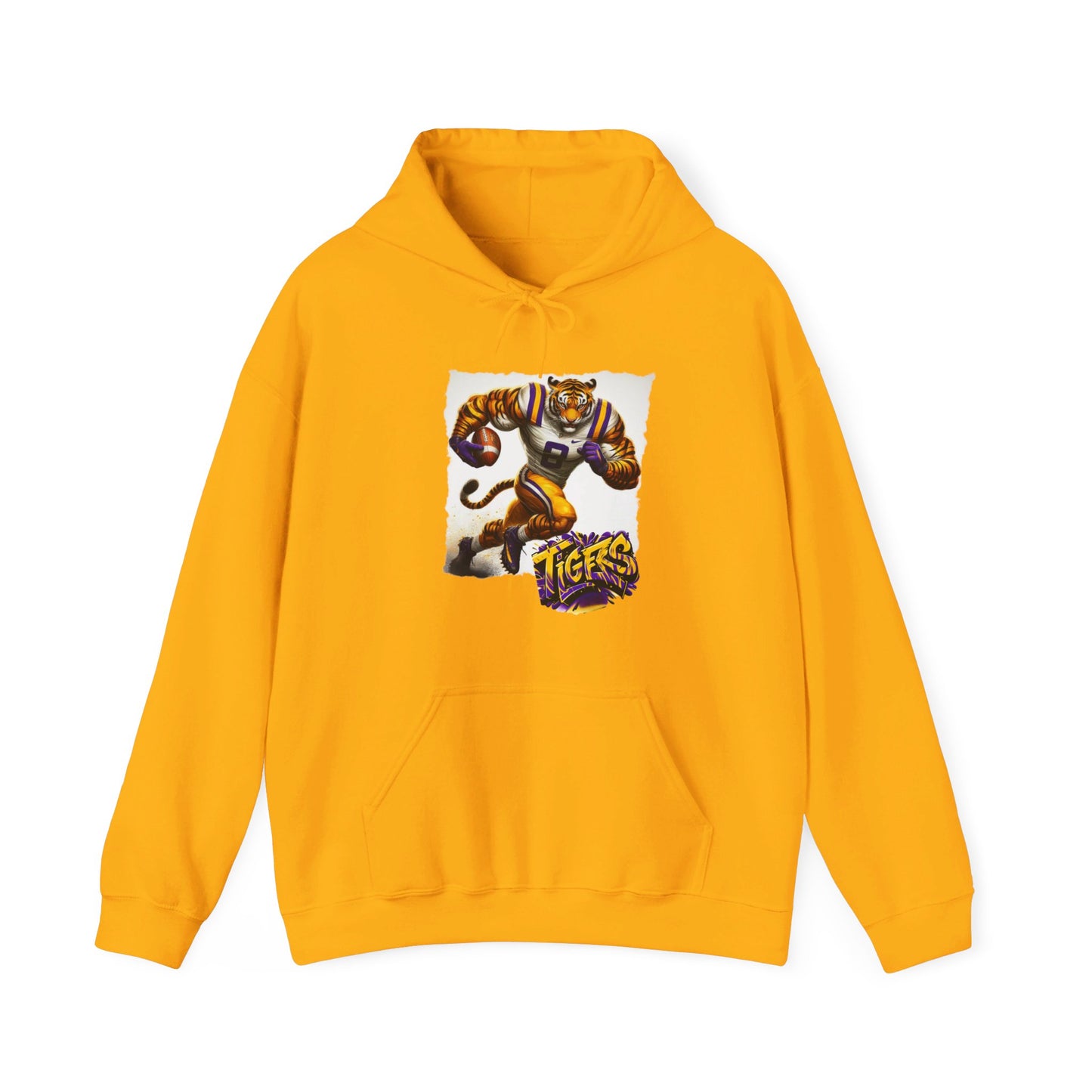 LSU Tigers Mens College Football Graphic Hoodie