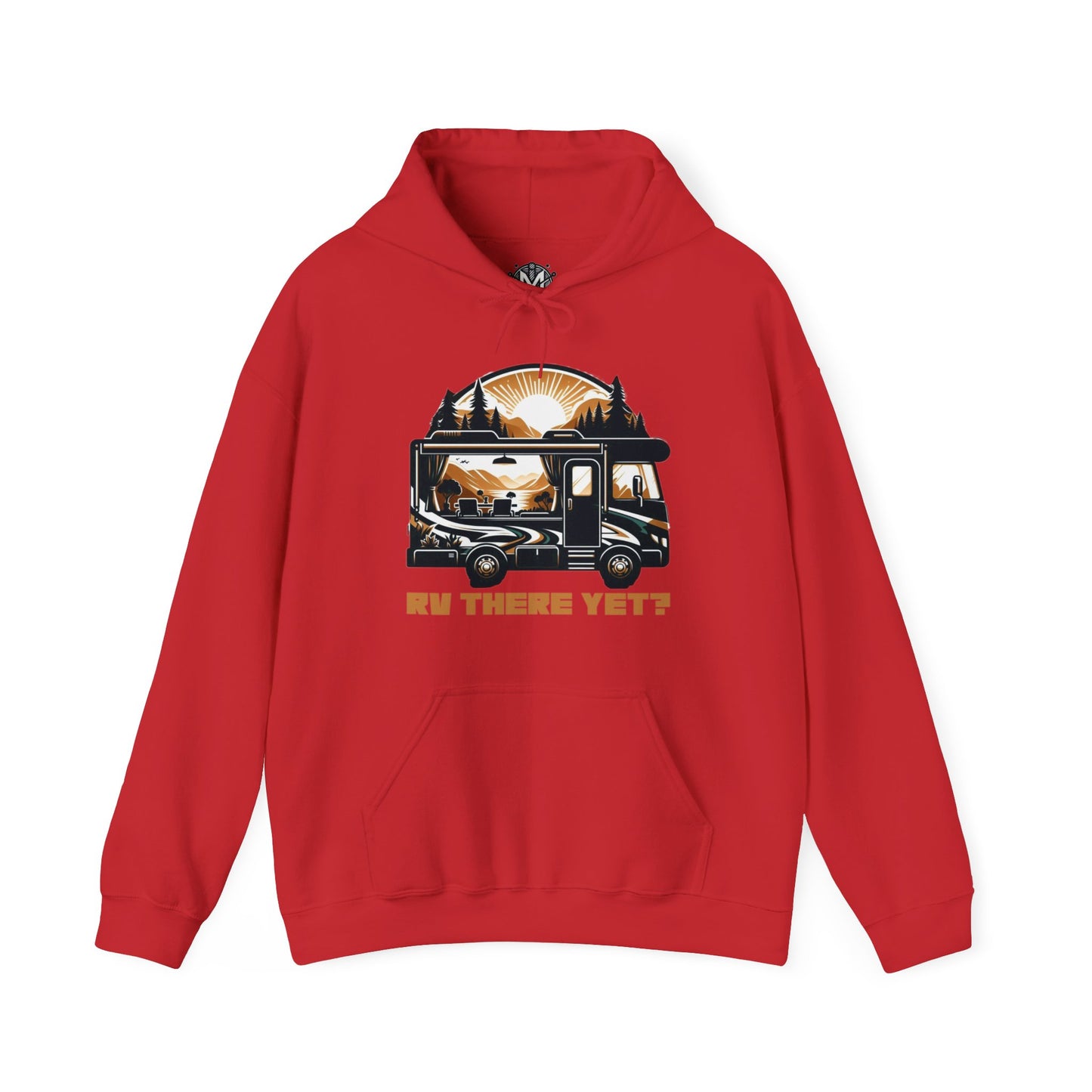 RV There Yet? Unisex RV Road Trip Adventure Graphic Hoodie