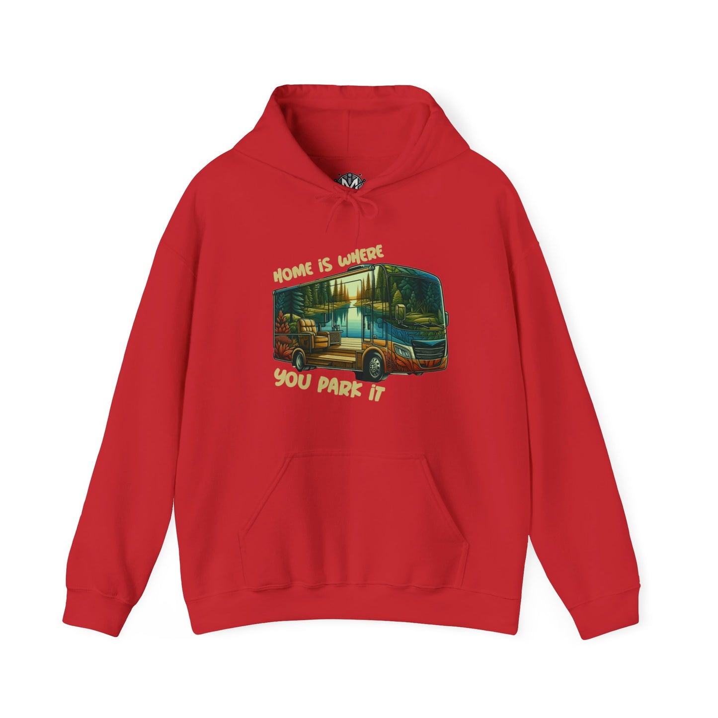 Home Is Where You Park It RV Road Trip Adventure Unisex Graphic Hoodie