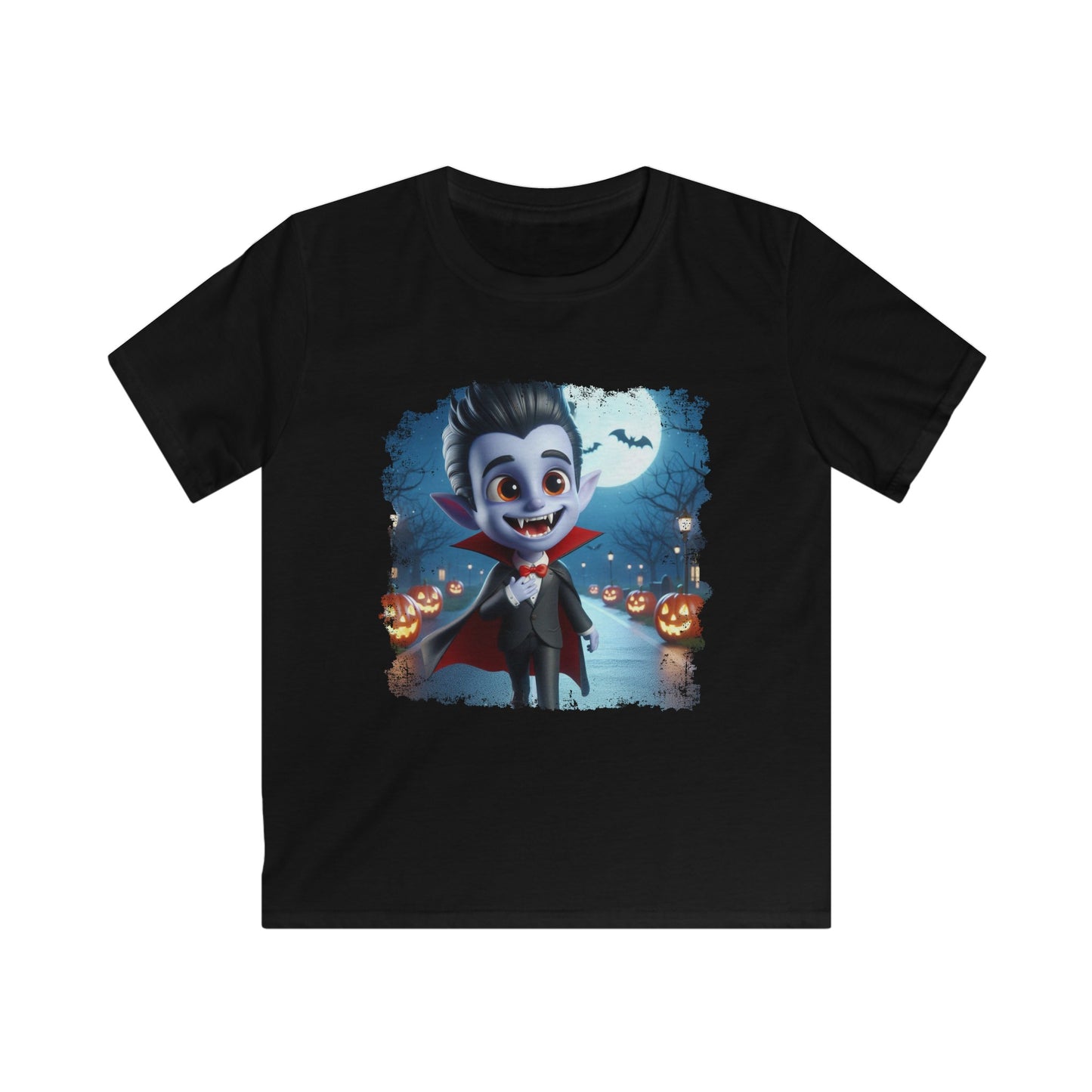 Spooky Vampire Halloween Kid’s Graphic Tee