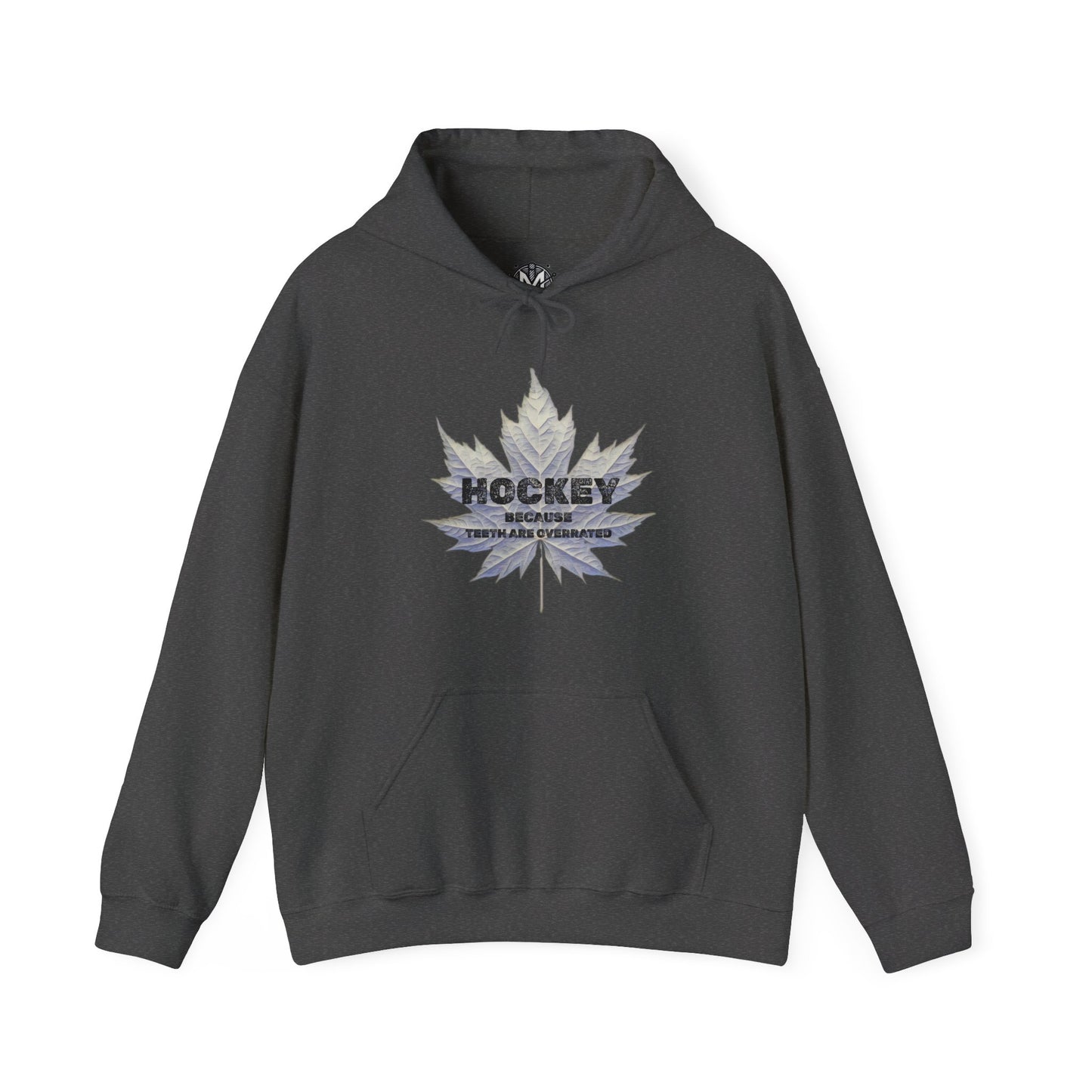 Teeth Are Overrated! Unisex Hockey Graphic Hoodie