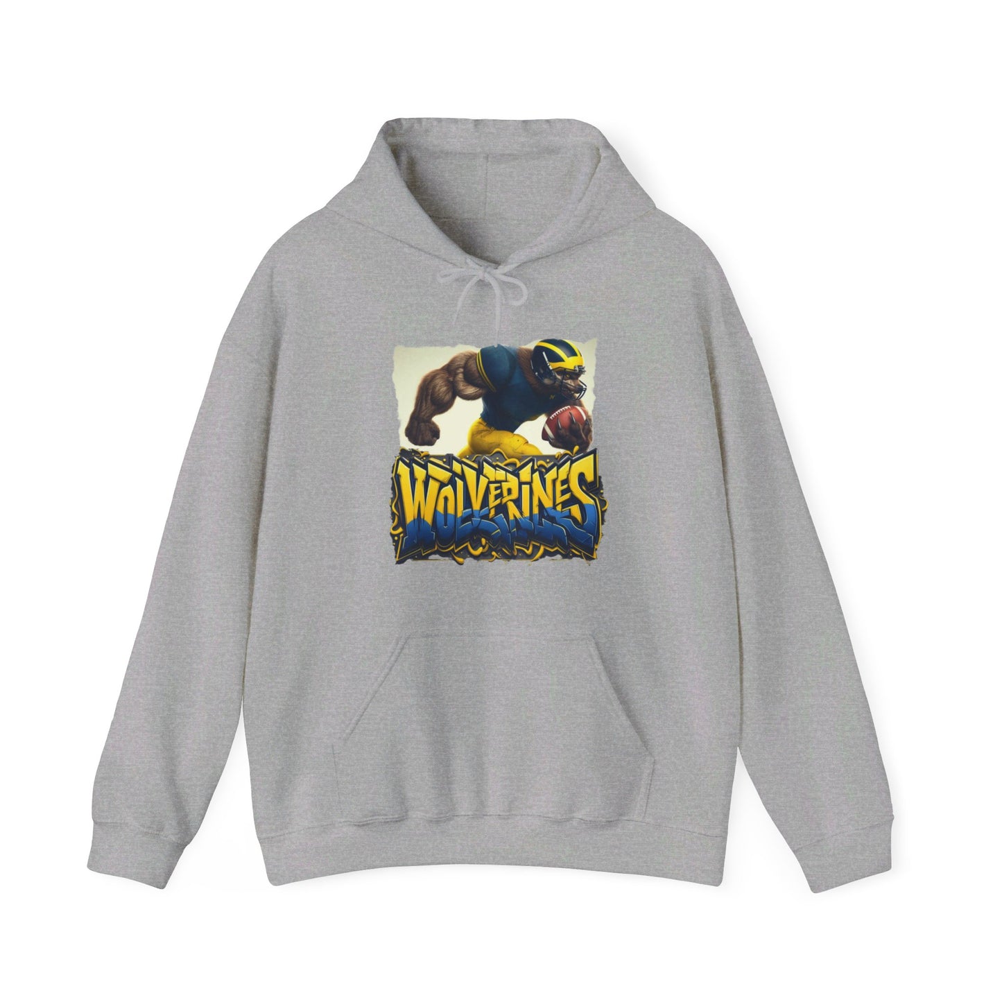 Michigan Wolverines Mens College Football Graphic Hoodie