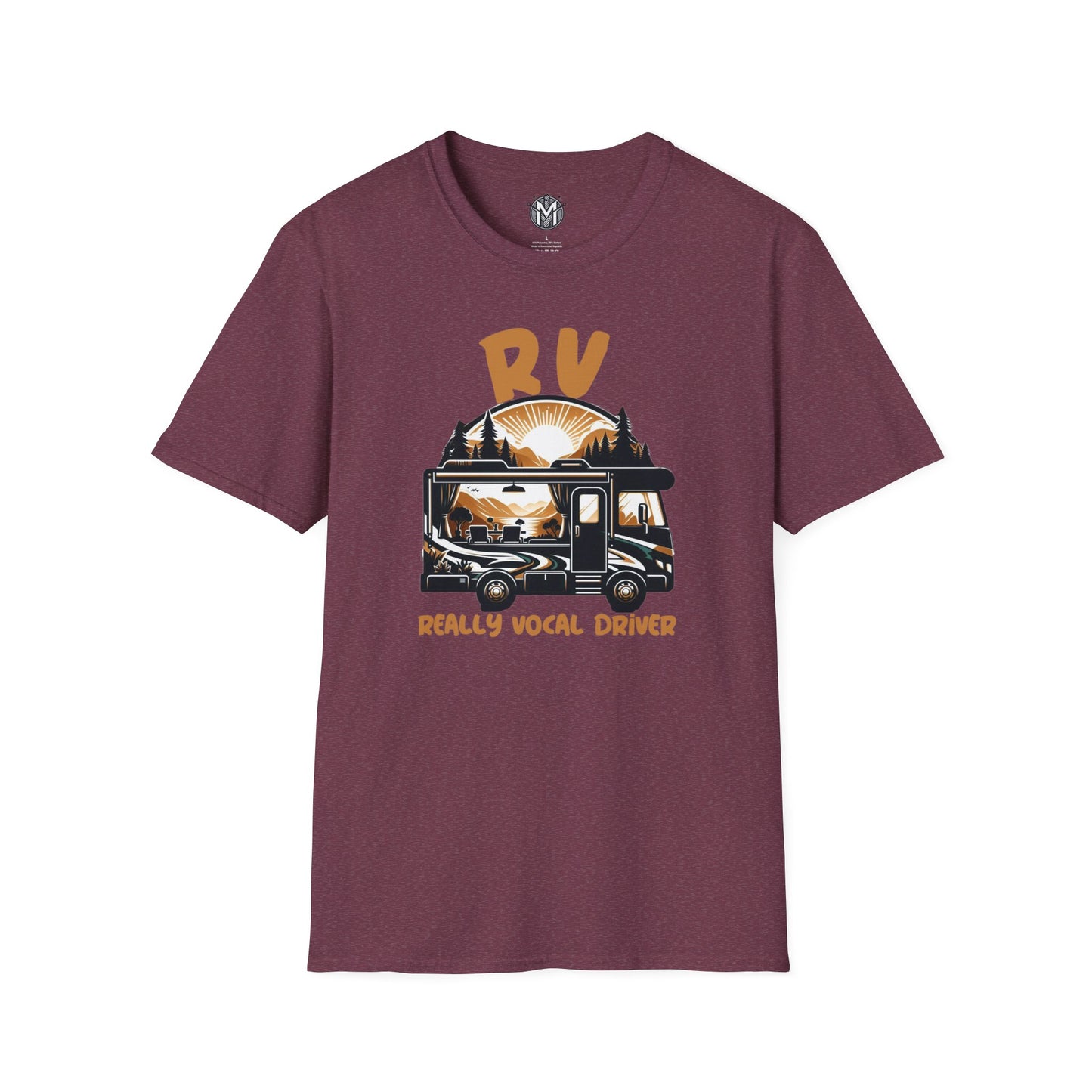 Really Vocal Driver Mens RV Road Trip Adventure Graphic Tee