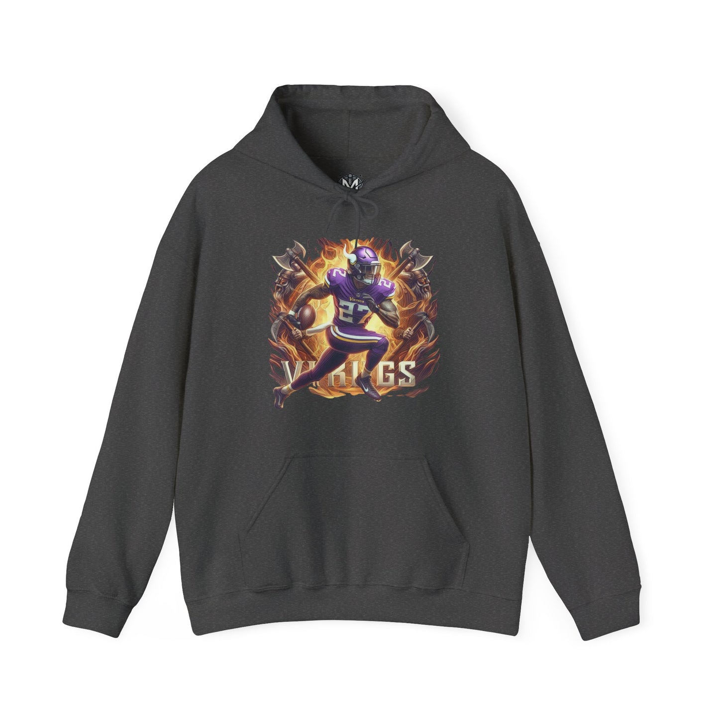 Minnesota Vikings Mens American Football Graphic Hoodie