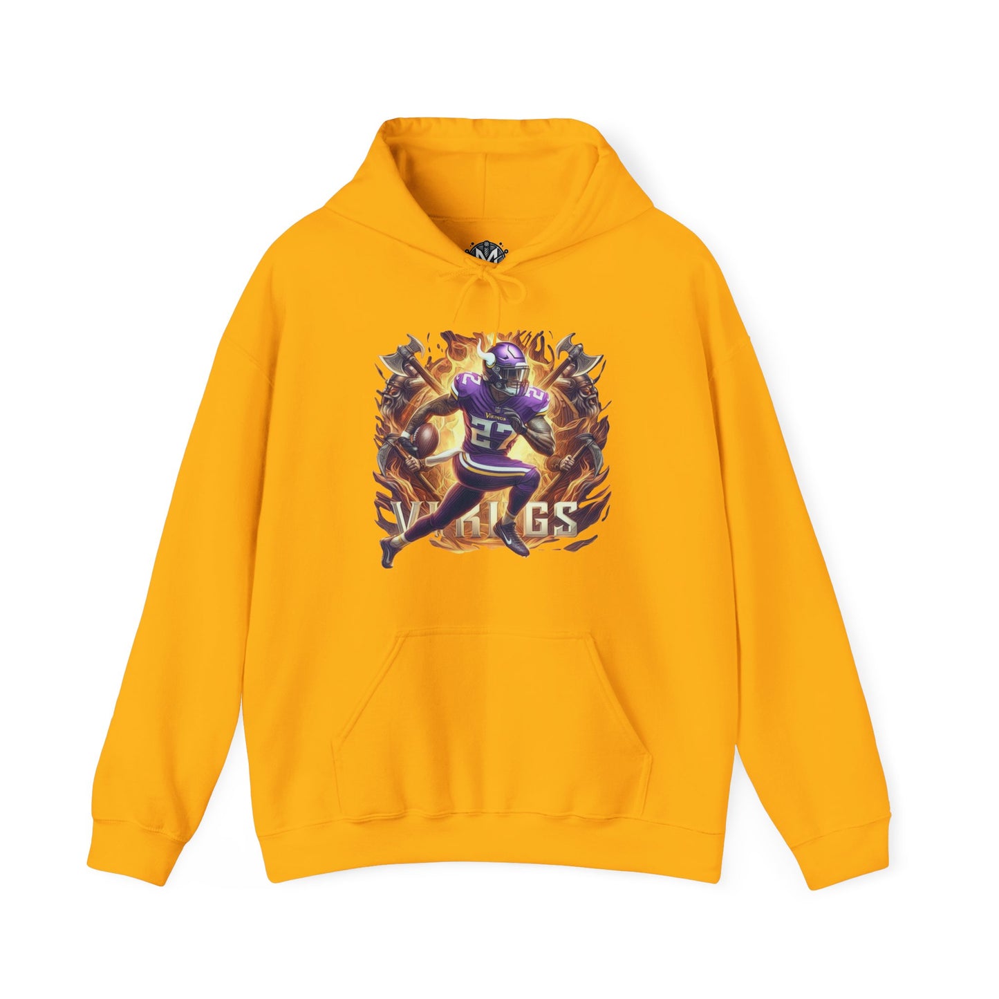 Minnesota Vikings Mens American Football Graphic Hoodie
