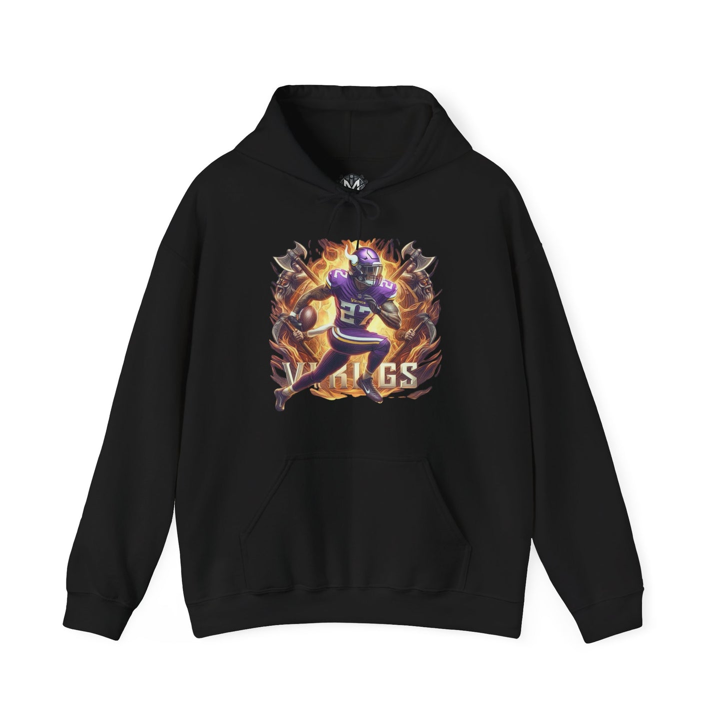 Minnesota Vikings Mens American Football Graphic Hoodie