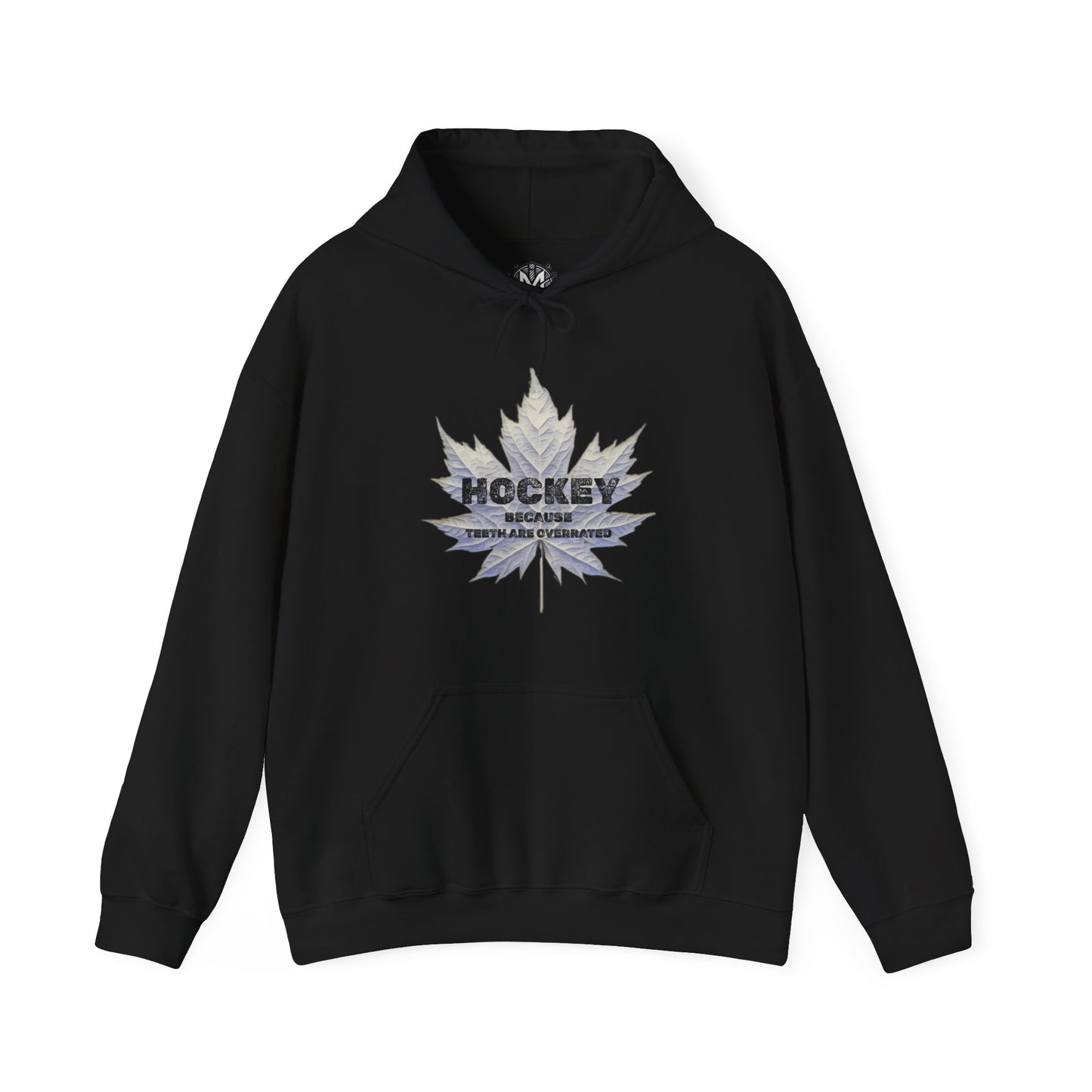 Teeth Are Overrated! Unisex Hockey Graphic Hoodie