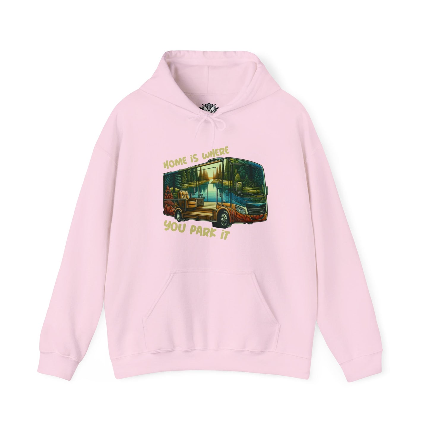 Home Is Where You Park It RV Road Trip Adventure Unisex Graphic Hoodie