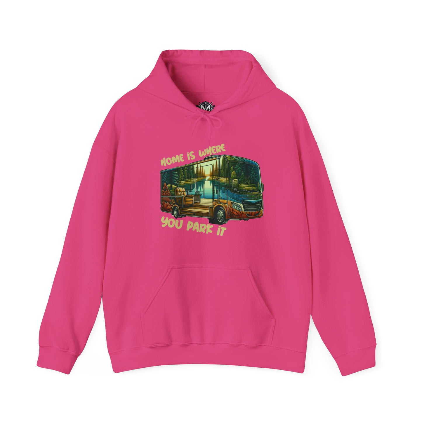 Home Is Where You Park It RV Road Trip Adventure Unisex Graphic Hoodie