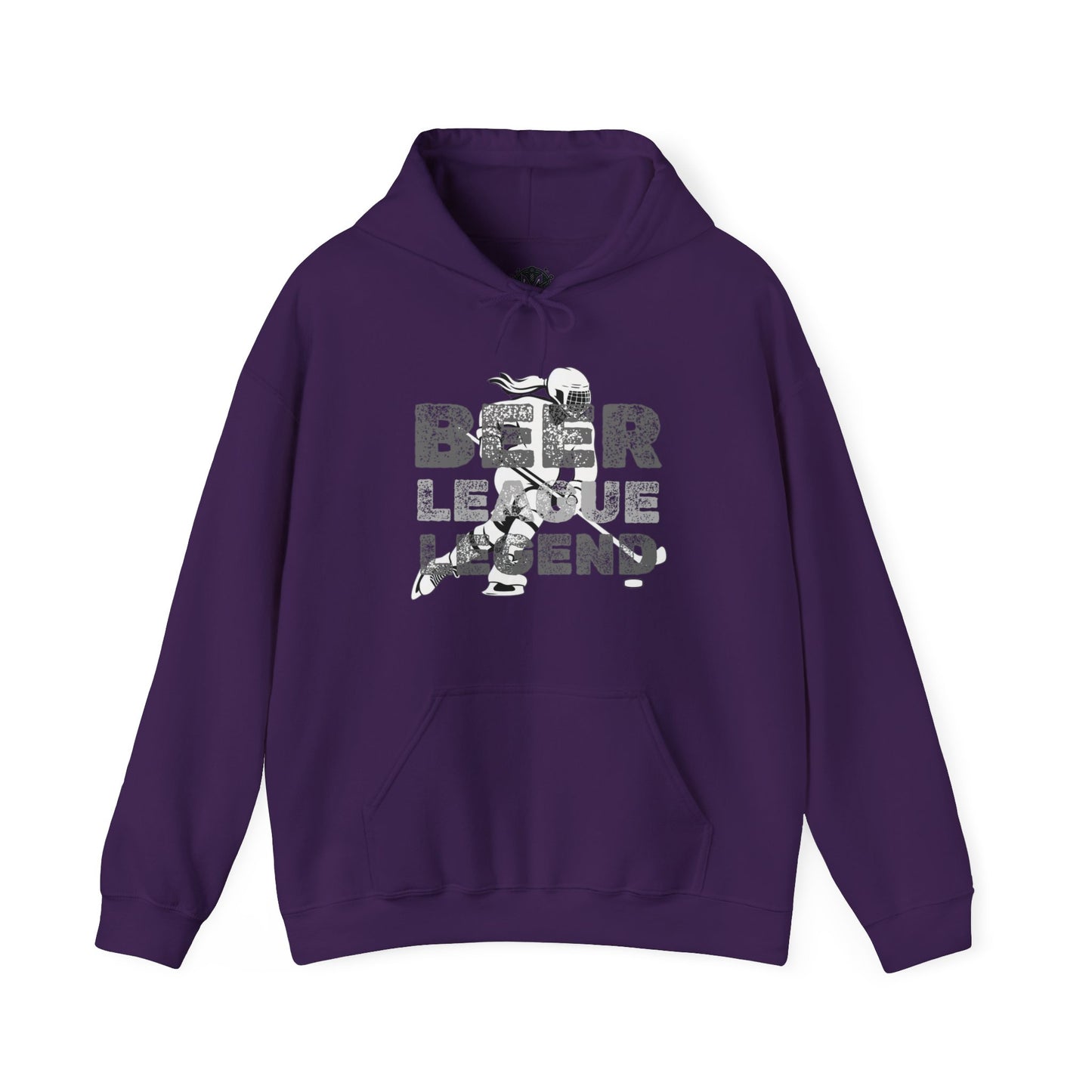 Beer League Legend Womens Hockey Graphic Hoodie