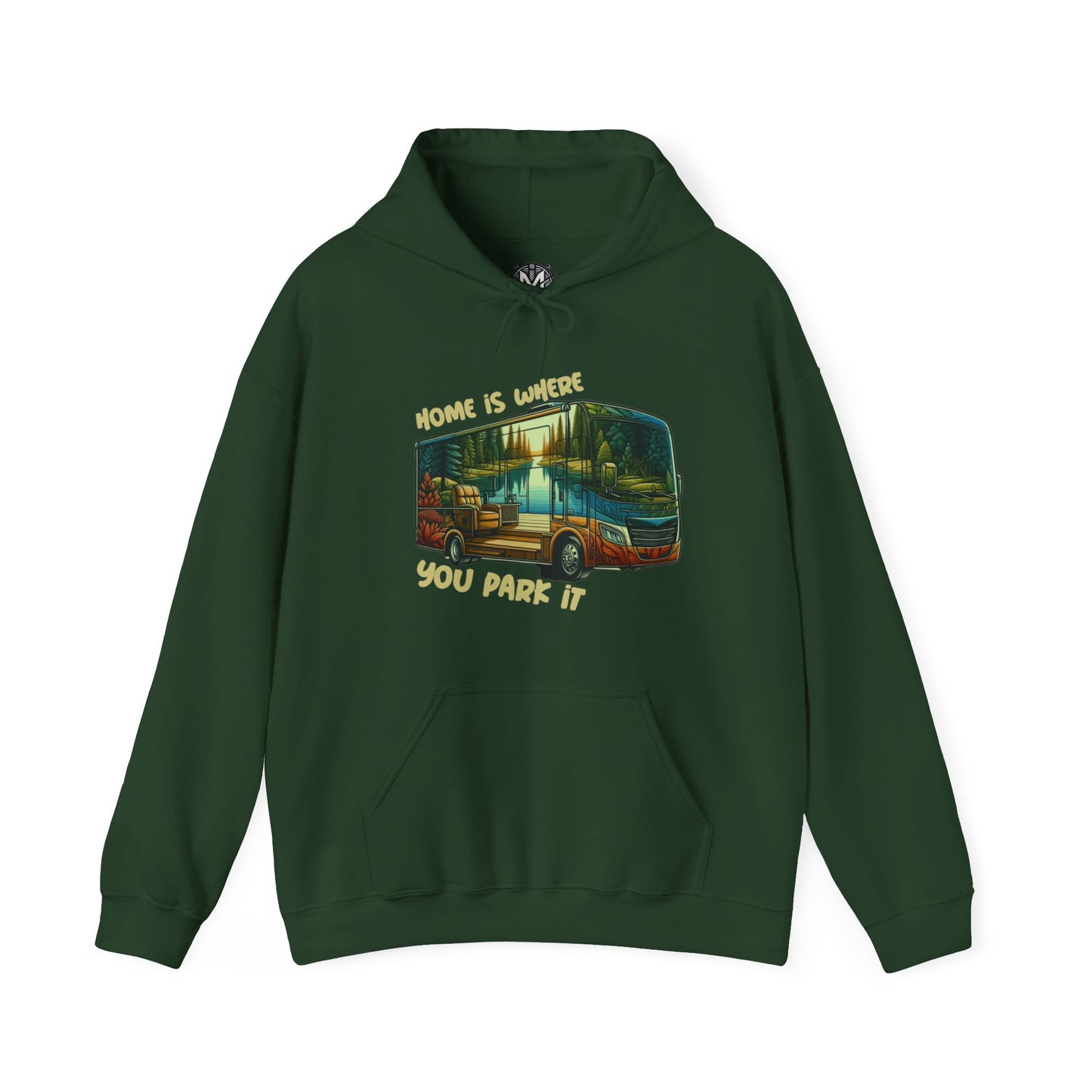 Home Is Where You Park It RV Road Trip Adventure Unisex Graphic Hoodie