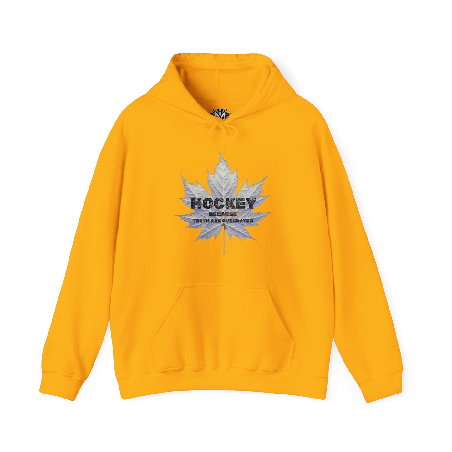 Teeth Are Overrated! Unisex Hockey Graphic Hoodie