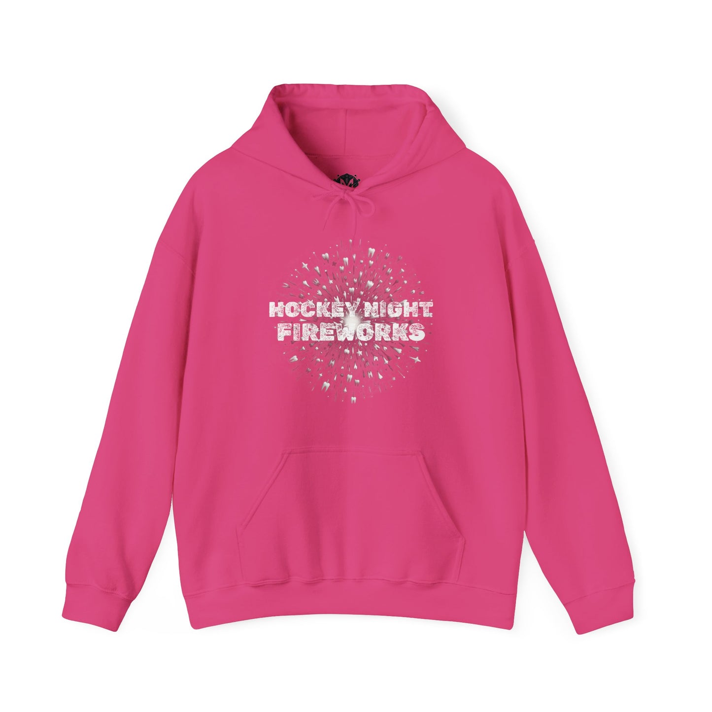Hockey Night Fireworks Unisex Hockey Graphic Hoodie