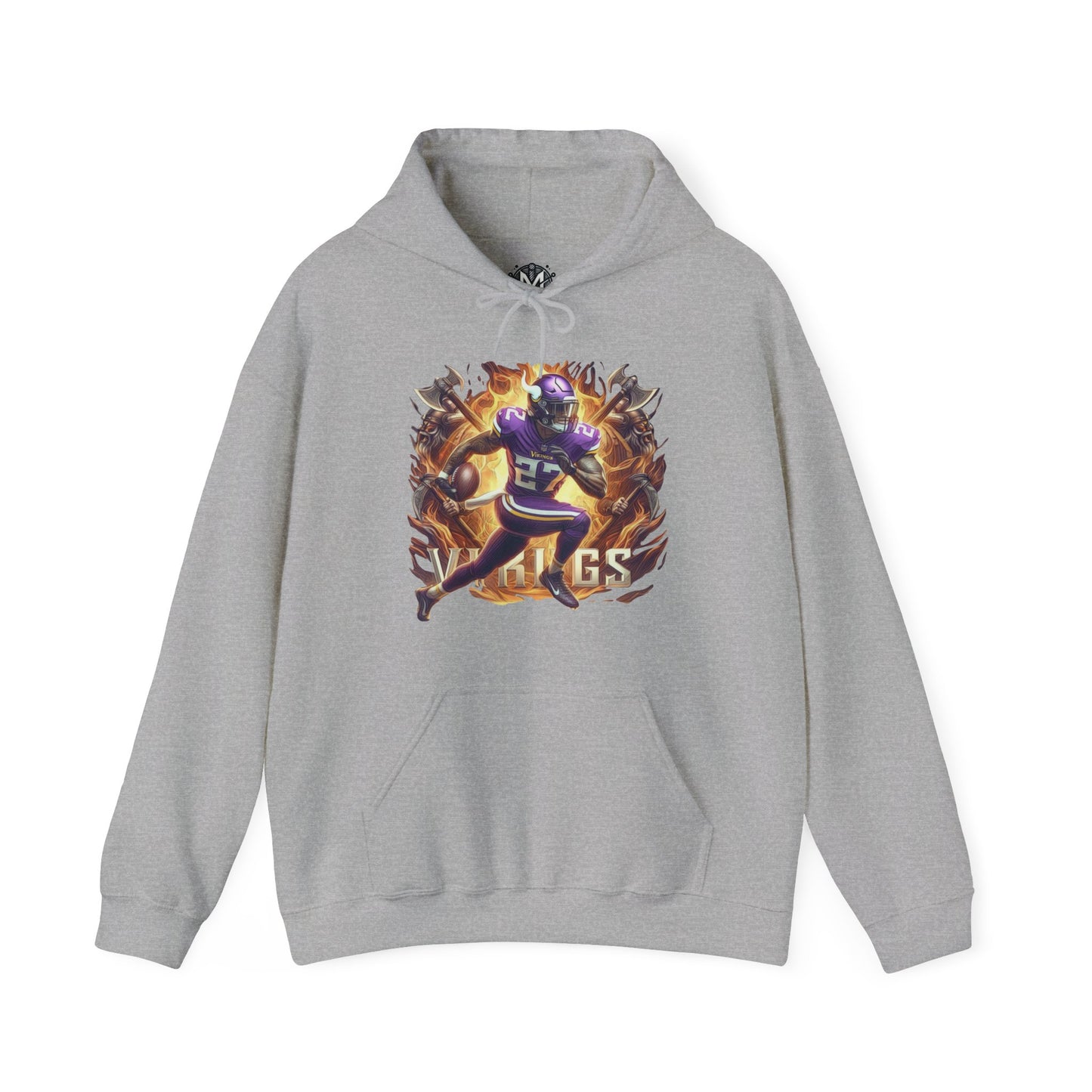 Minnesota Vikings Mens American Football Graphic Hoodie