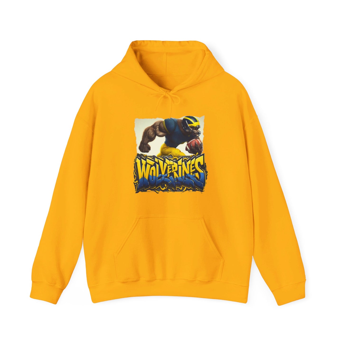 Michigan Wolverines Mens College Football Graphic Hoodie