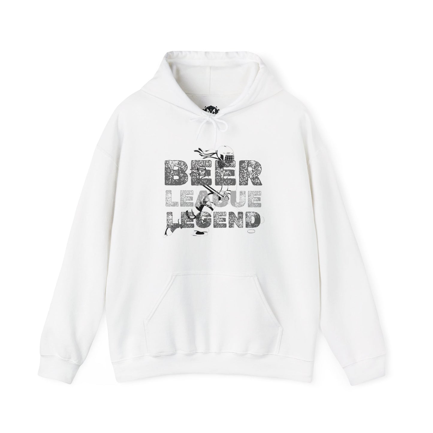 Beer League Legend Womens Hockey Graphic Hoodie