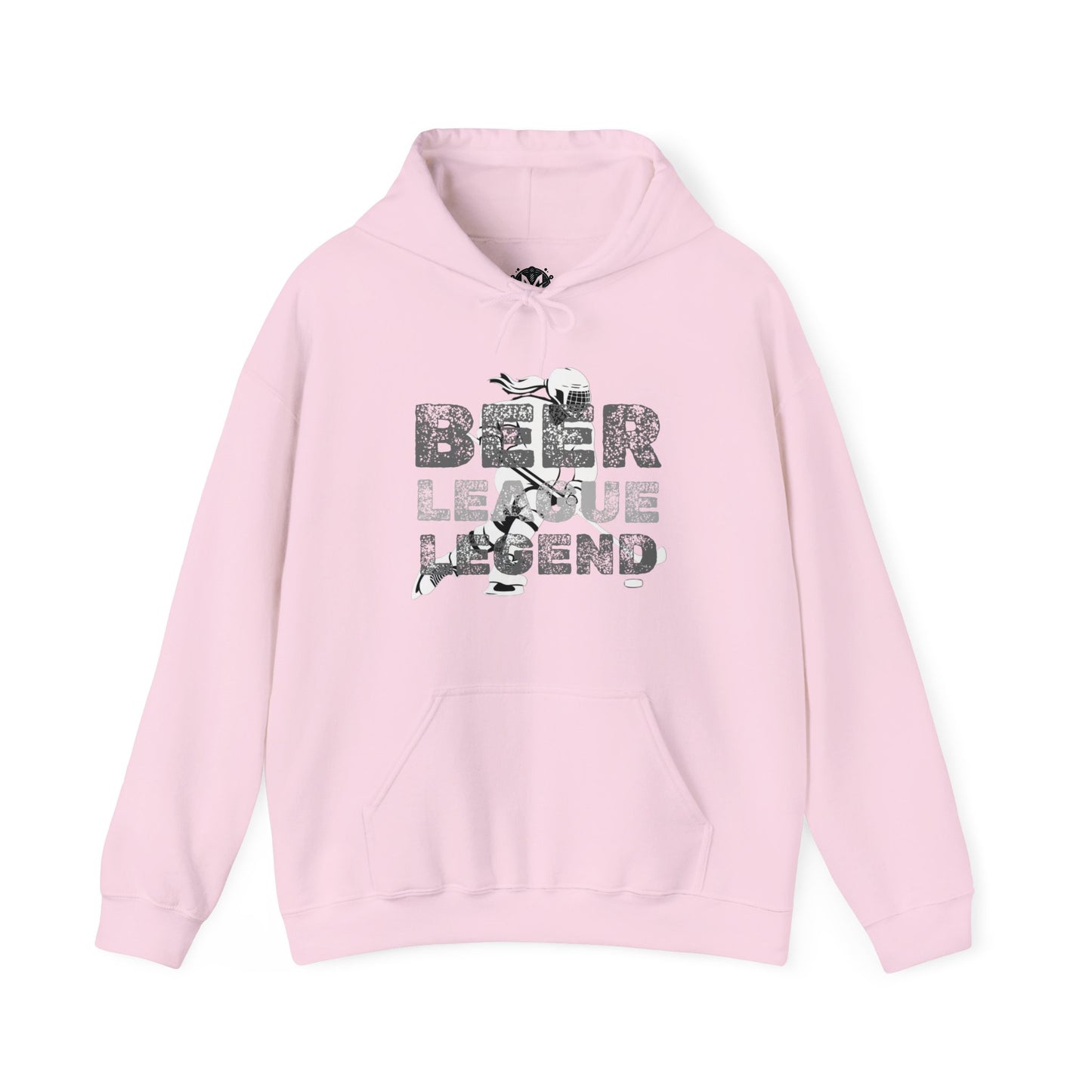 Beer League Legend Womens Hockey Graphic Hoodie