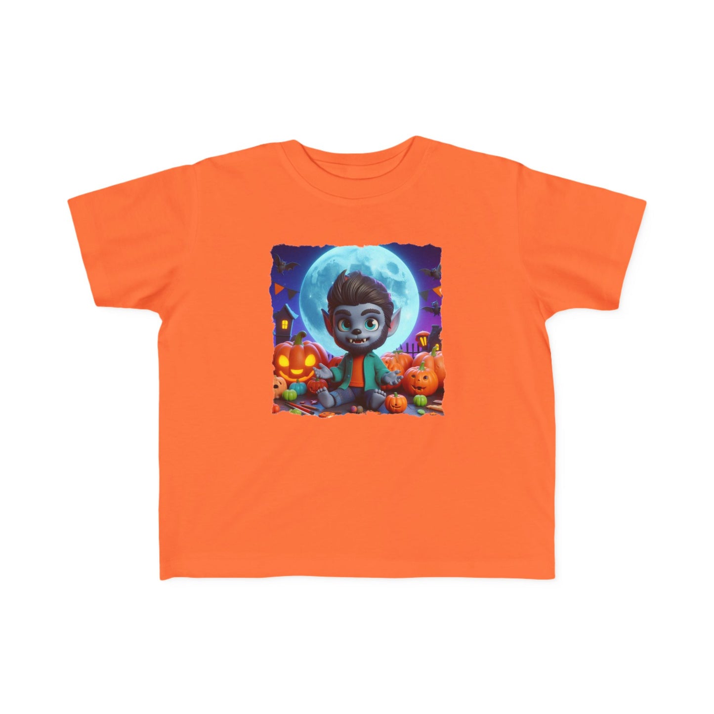 Fun Werewolf Halloween Toddler Graphic Tee