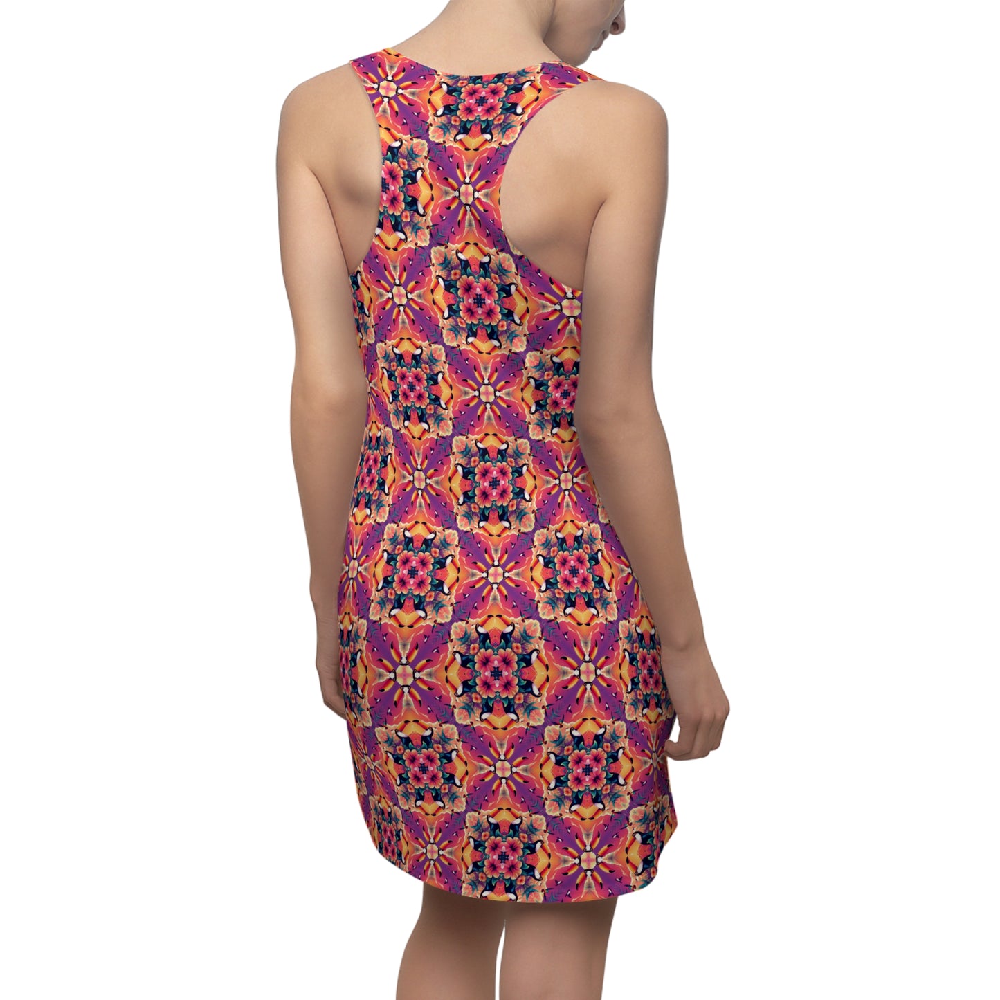 Kaleidoscope Bloom Racerback Dress