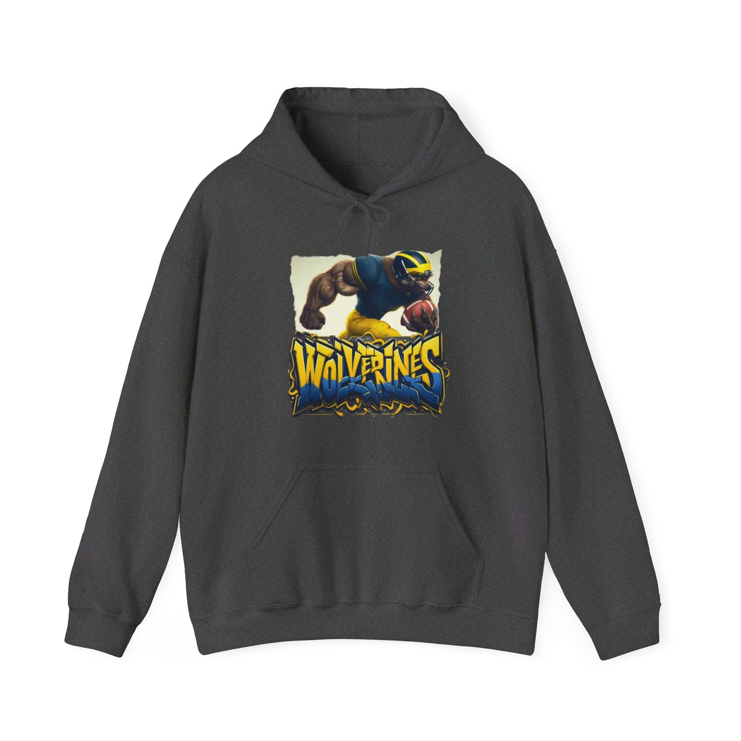 Michigan Wolverines Mens College Football Graphic Hoodie