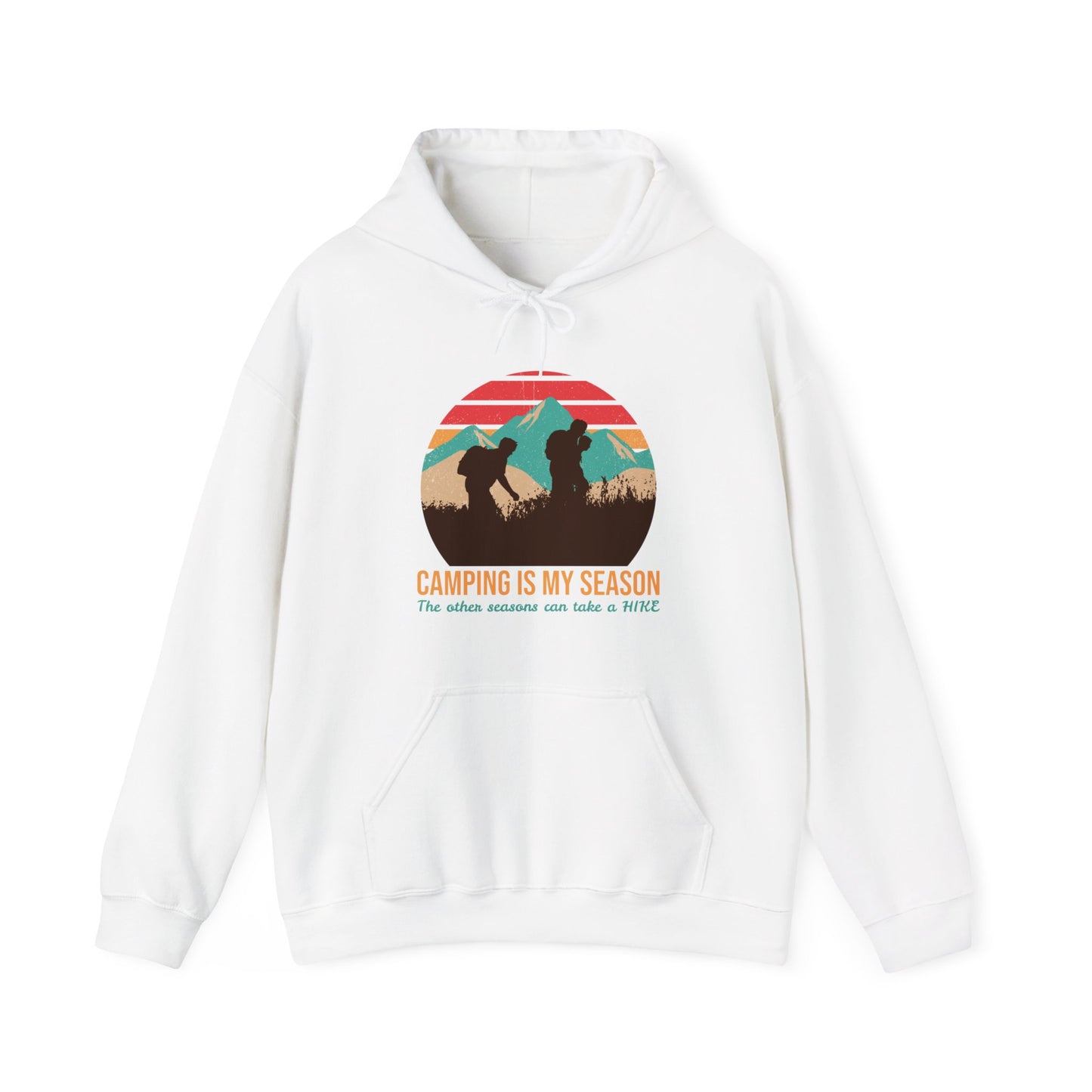 Camping Is My Season Unisex Camping Outdoor Adventure Graphic Hoodie