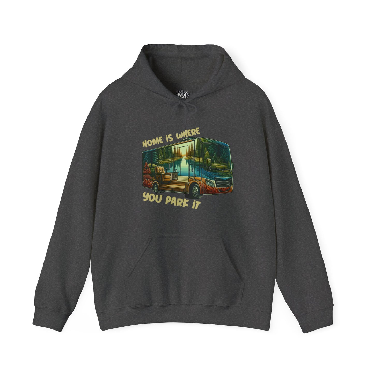 Home Is Where You Park It RV Road Trip Adventure Unisex Graphic Hoodie