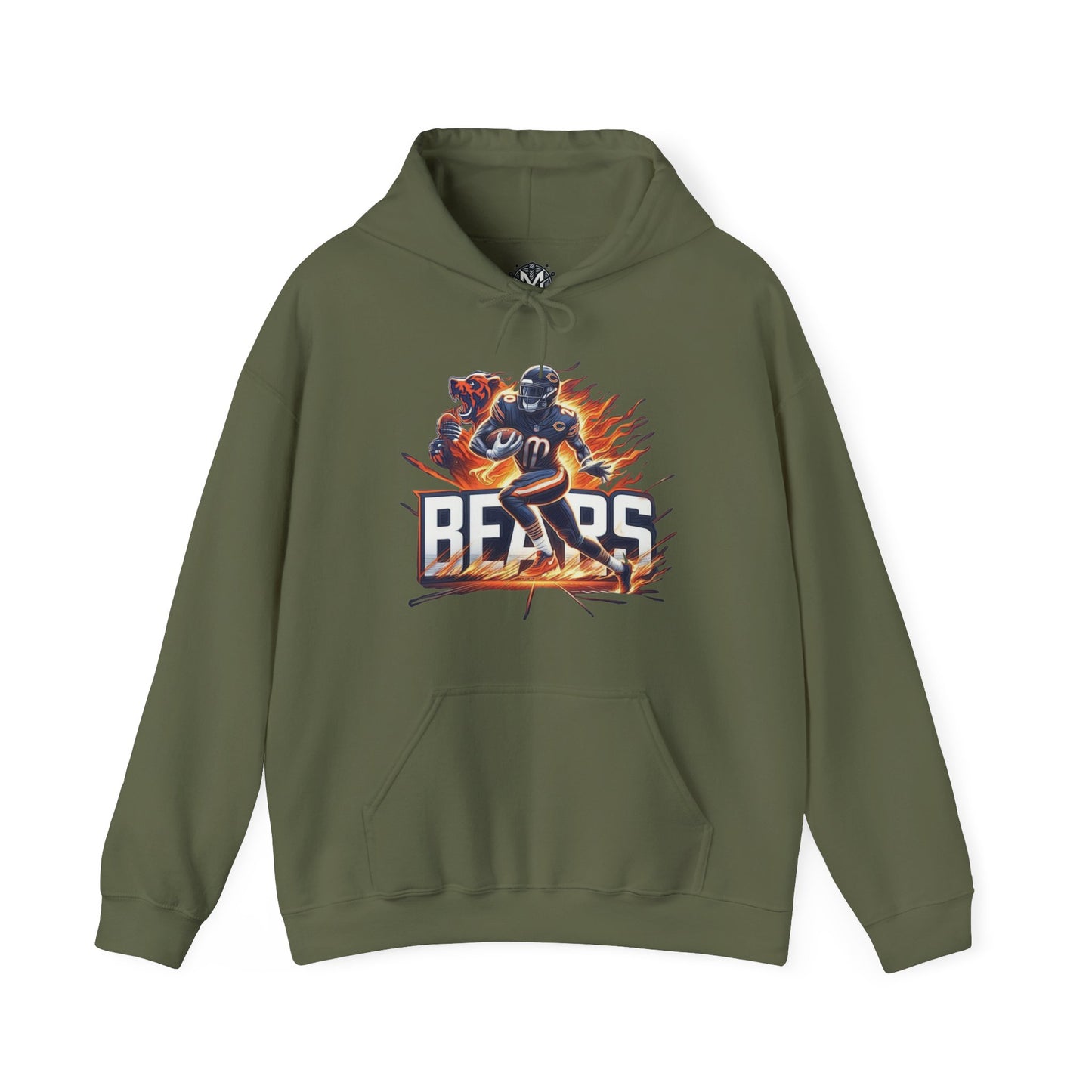 Chicago Bears Mens American Football Graphic Hoodie