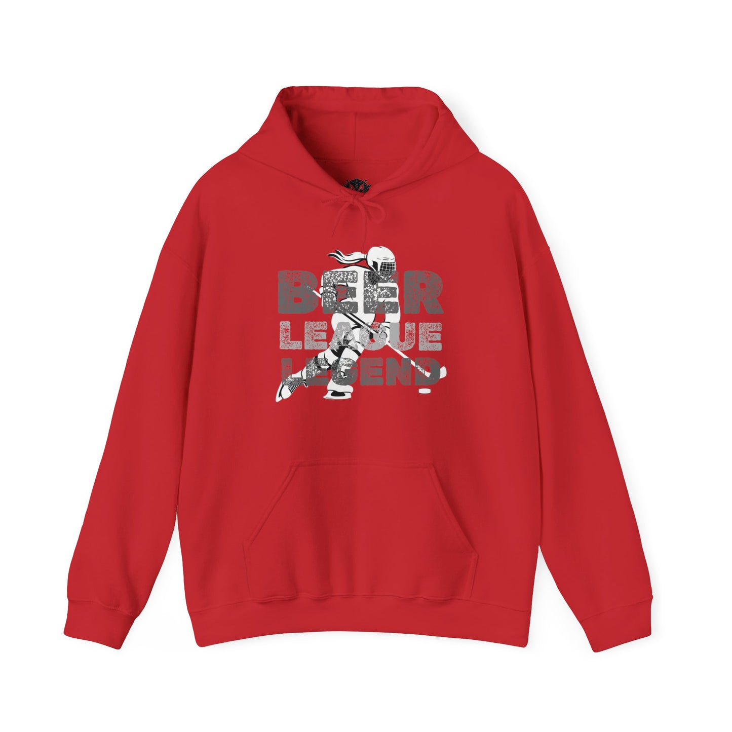 Beer League Legend Womens Hockey Graphic Hoodie