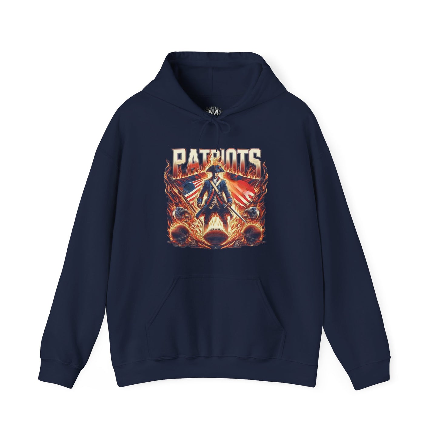 New England Patriots Mens American Football Graphic Hoodie