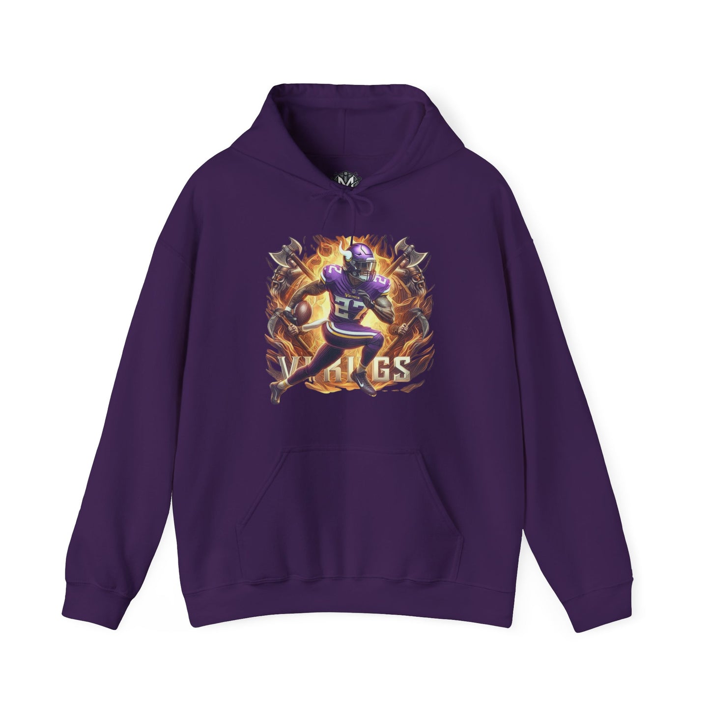 Minnesota Vikings Mens American Football Graphic Hoodie