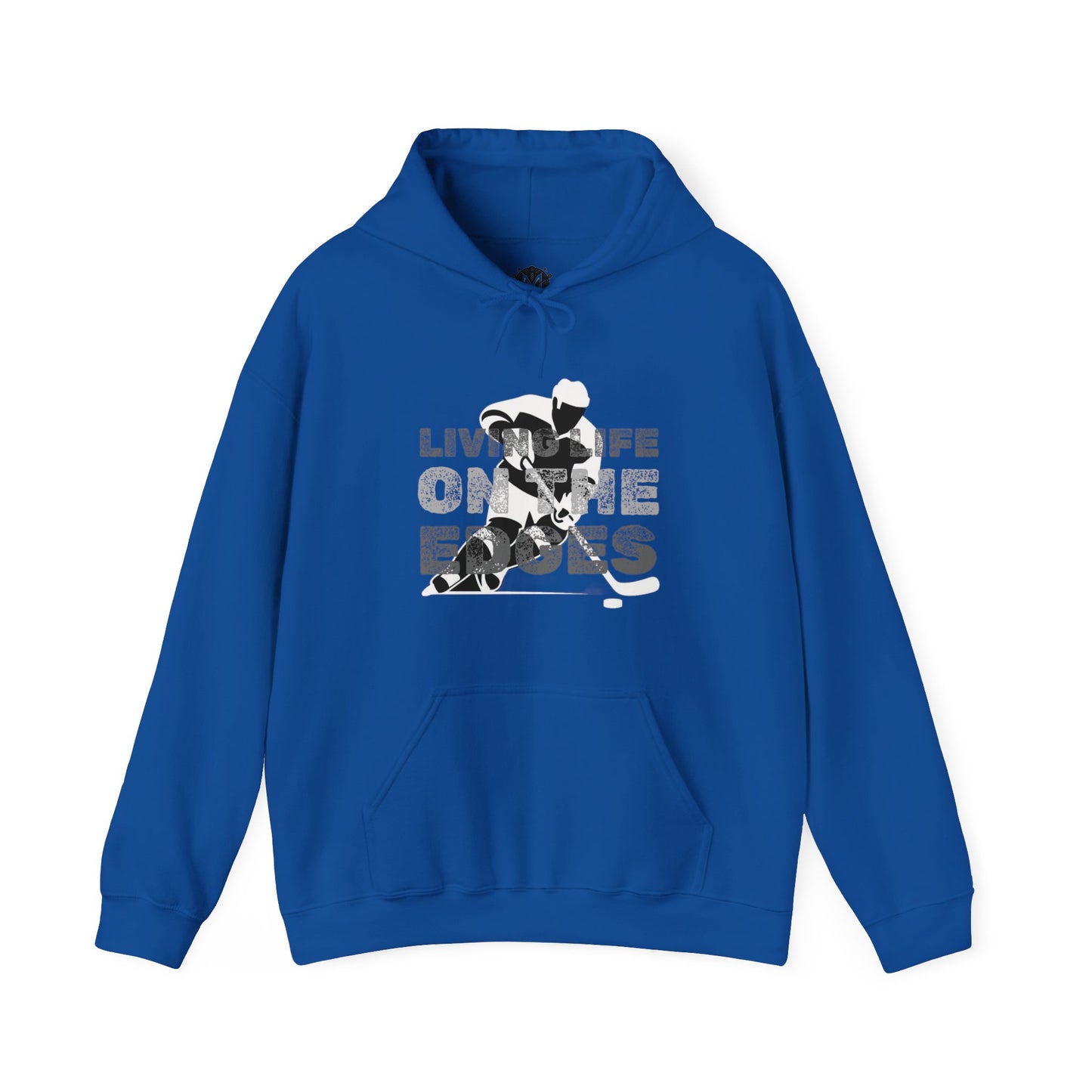 Living Life on the Edges Unisex Hockey Graphic Hoodie