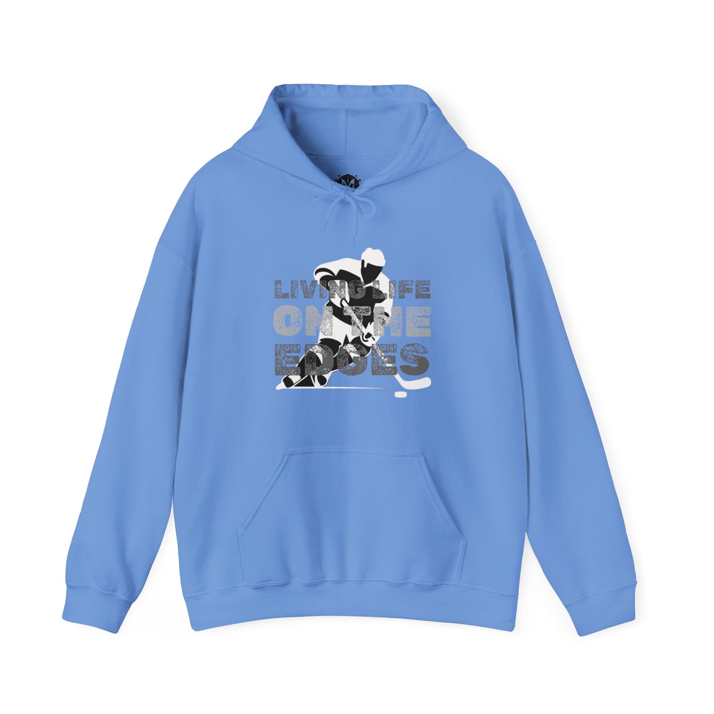 Living Life on the Edges Unisex Hockey Graphic Hoodie
