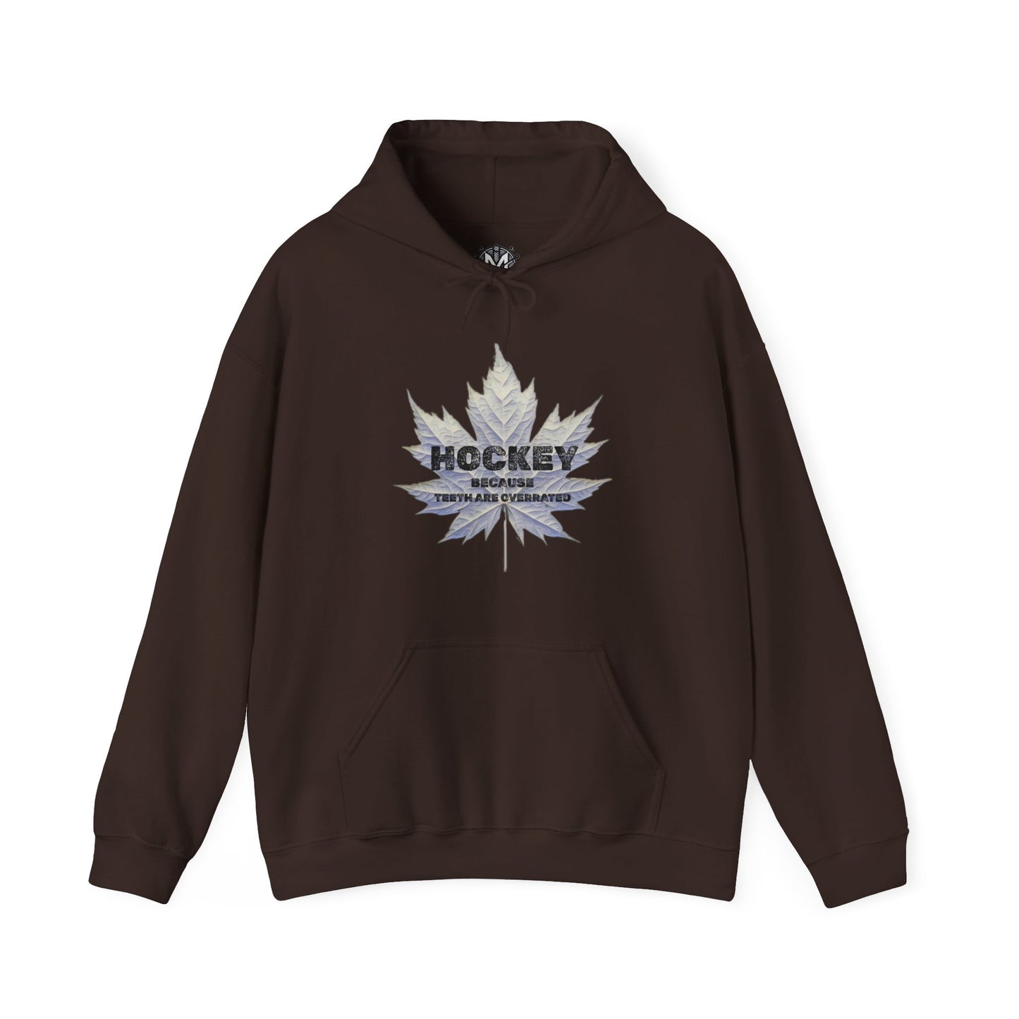 Teeth Are Overrated! Unisex Hockey Graphic Hoodie