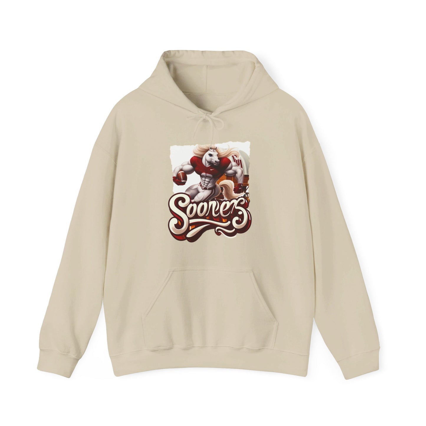 Oklahoma Sooners Mens College Football Graphic Hoodie