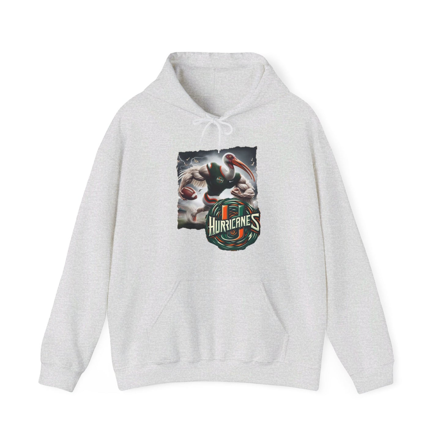 Miami Hurricanes Mens College Football Graphic Hoodie