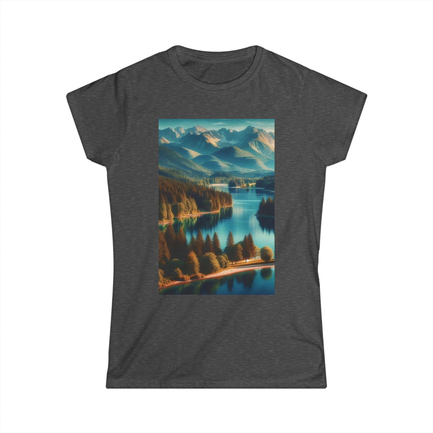 Womens Camping Outdoor Adventure Graphic Tee