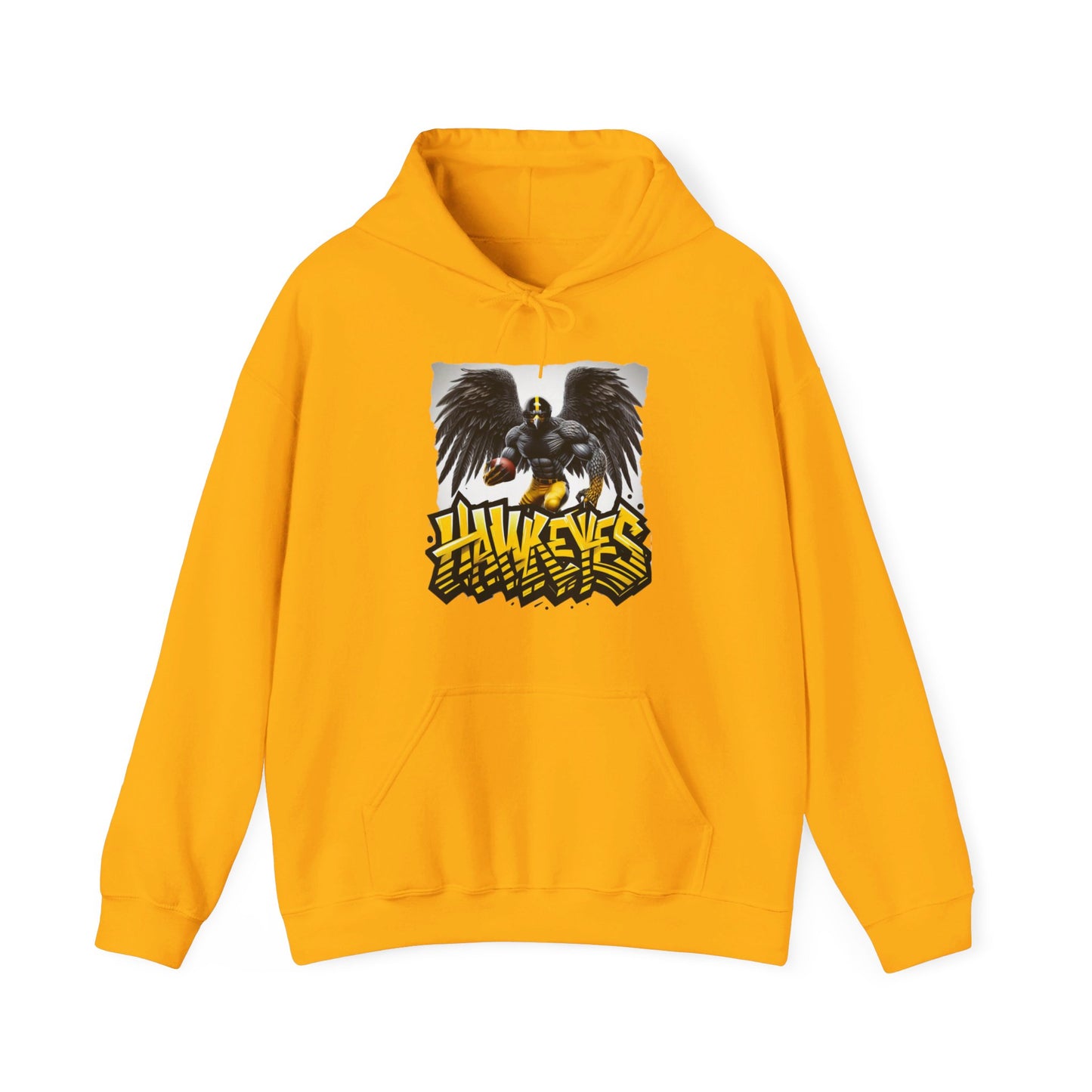 Iowa Hawkeyes Mens College Football Graphic Hoodie