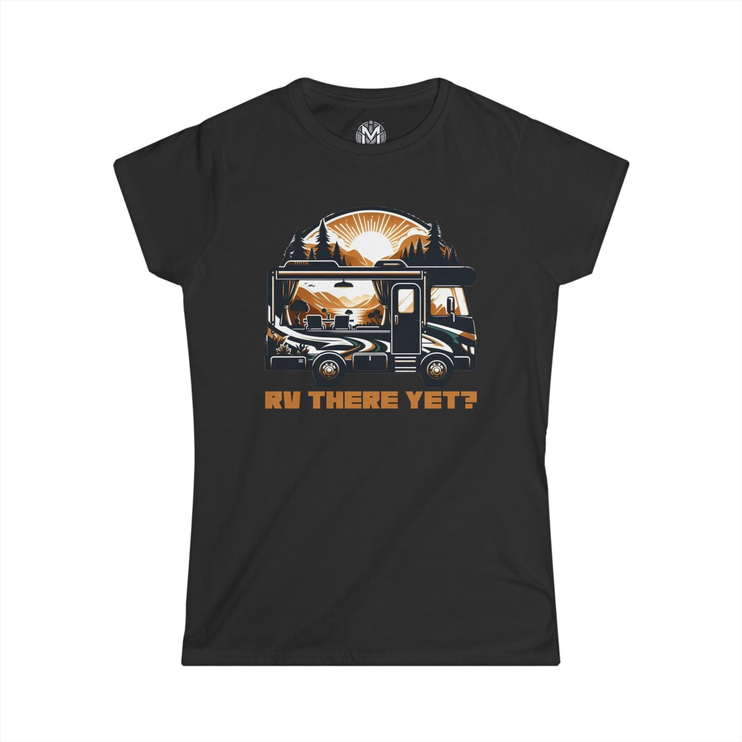 RV There Yet? Womens RV Road Trip Adventure Graphic Tee