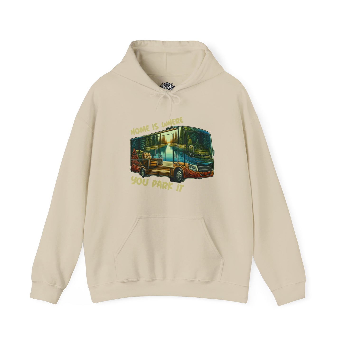 Home Is Where You Park It RV Road Trip Adventure Unisex Graphic Hoodie