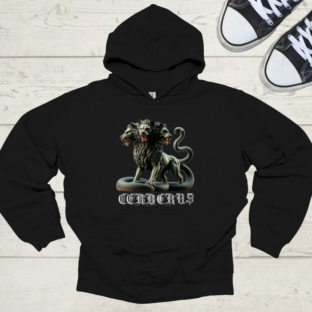 Cerberus Unisex Mythical Graphic Hoodie
