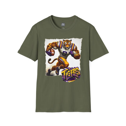 LSU Tigers Mens College Football Graphic Tee