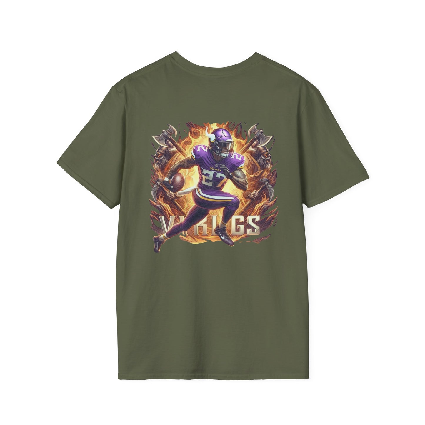 Minnesota Vikings Mens American Football Graphic Tee