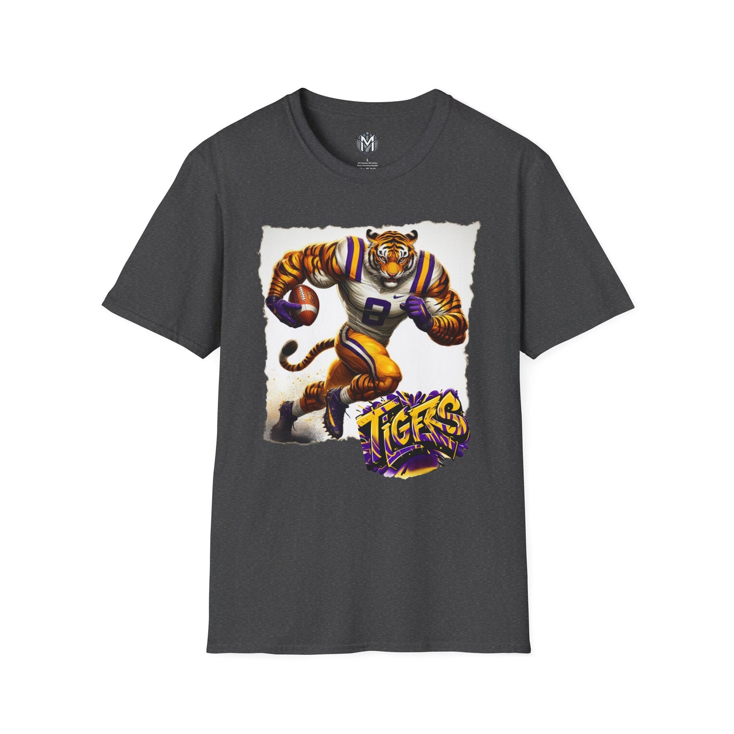 LSU Tigers Mens College Football Graphic Tee