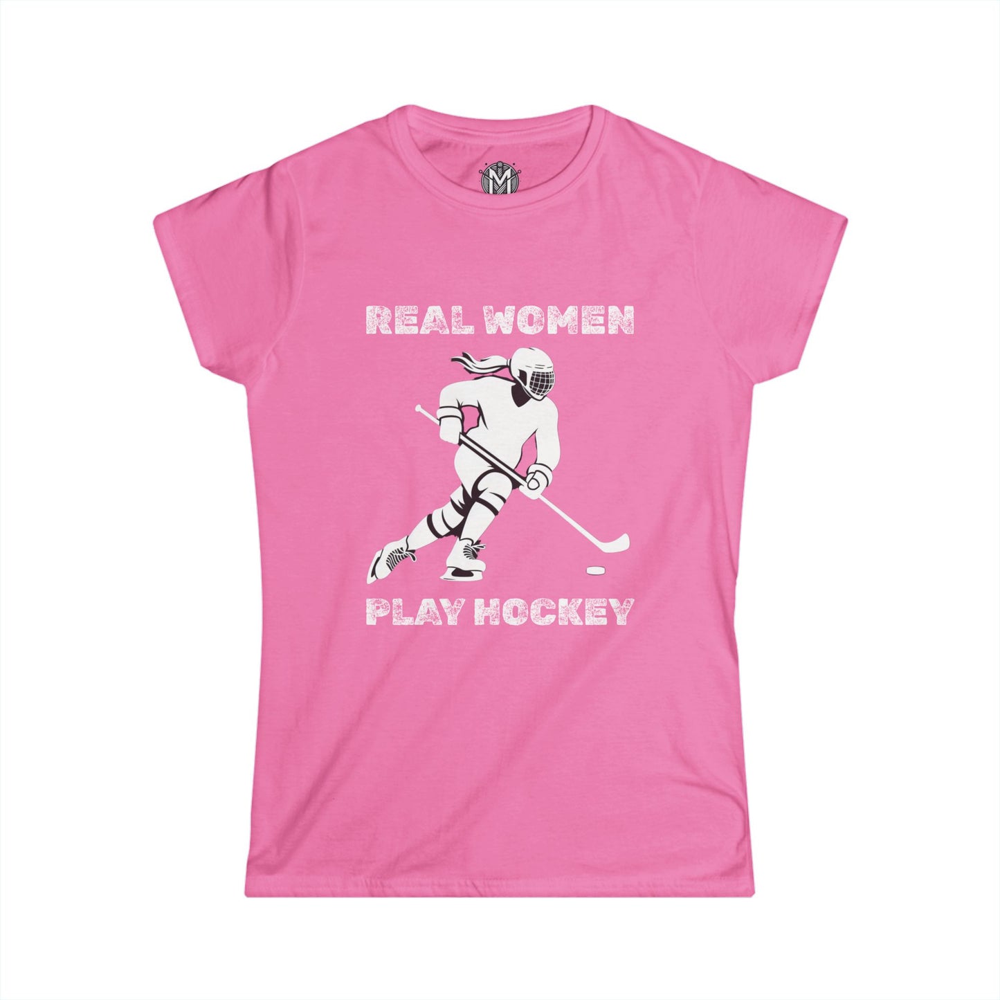 Real Women Play Hockey Womens Hockey Graphic Tee