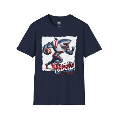 Ole Miss Rebels Mens College Football Graphic Tee