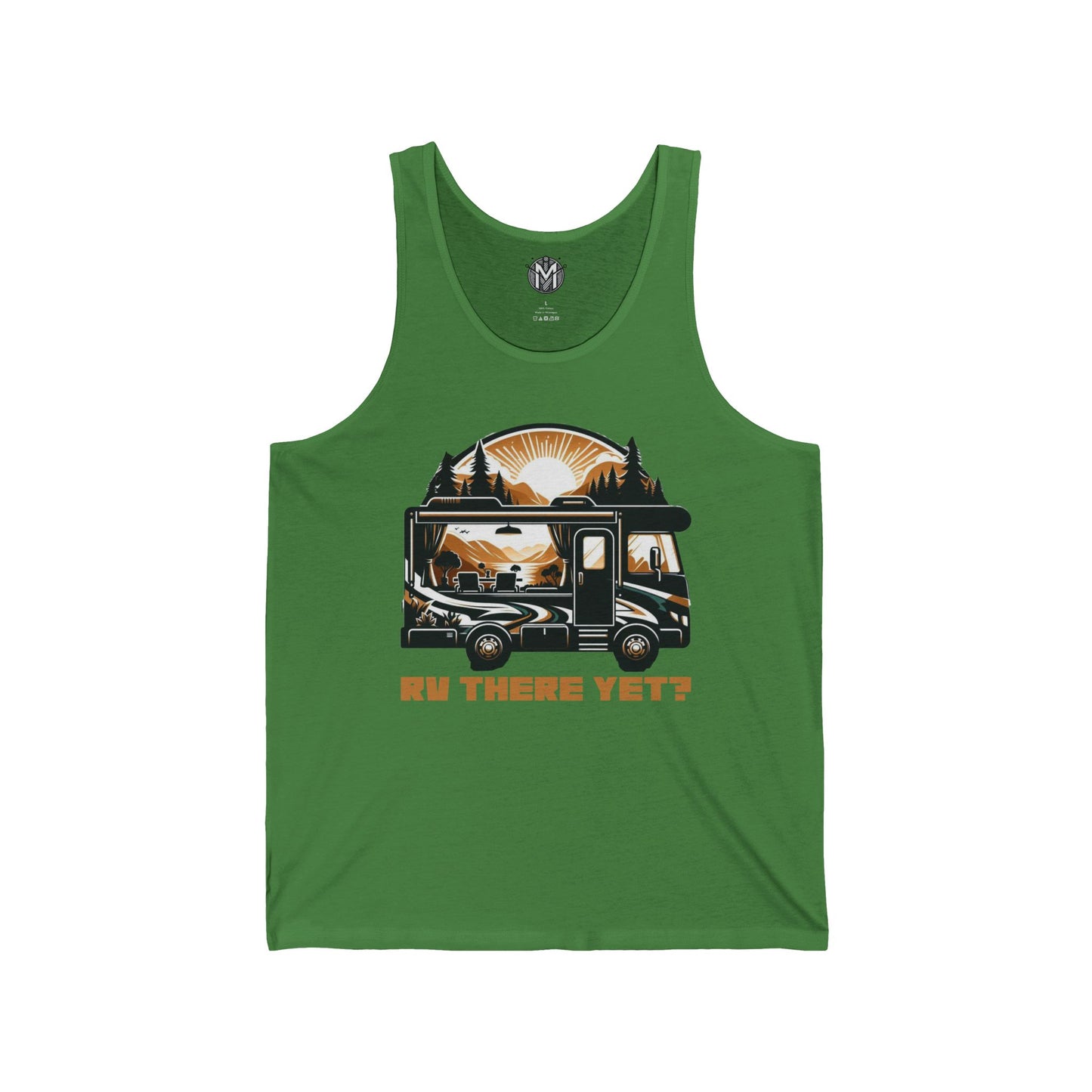 RV There Yet? Mens RV Road Trip Adventure Graphic Tank