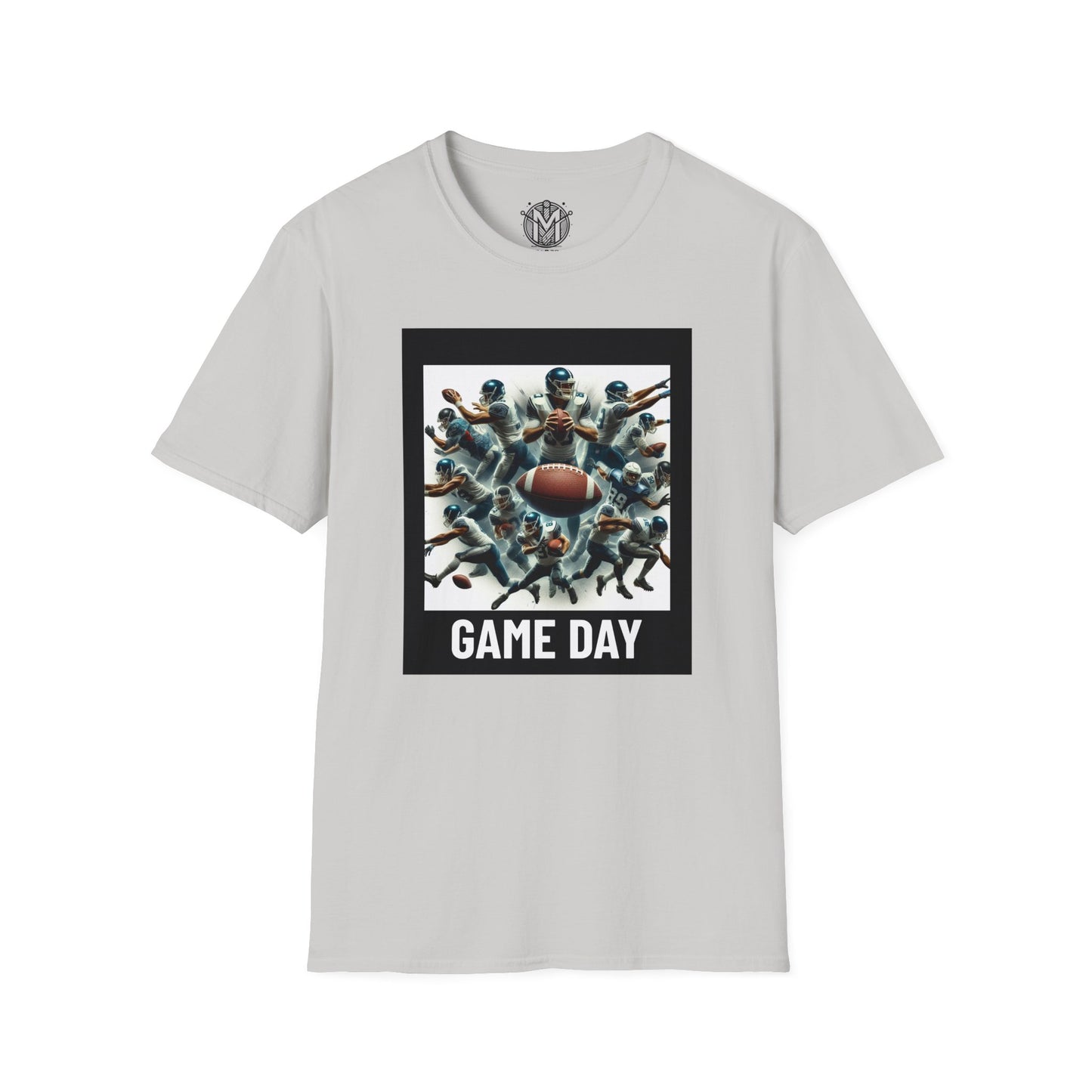 Abstract Game Day Mens American Football Graphic Tee